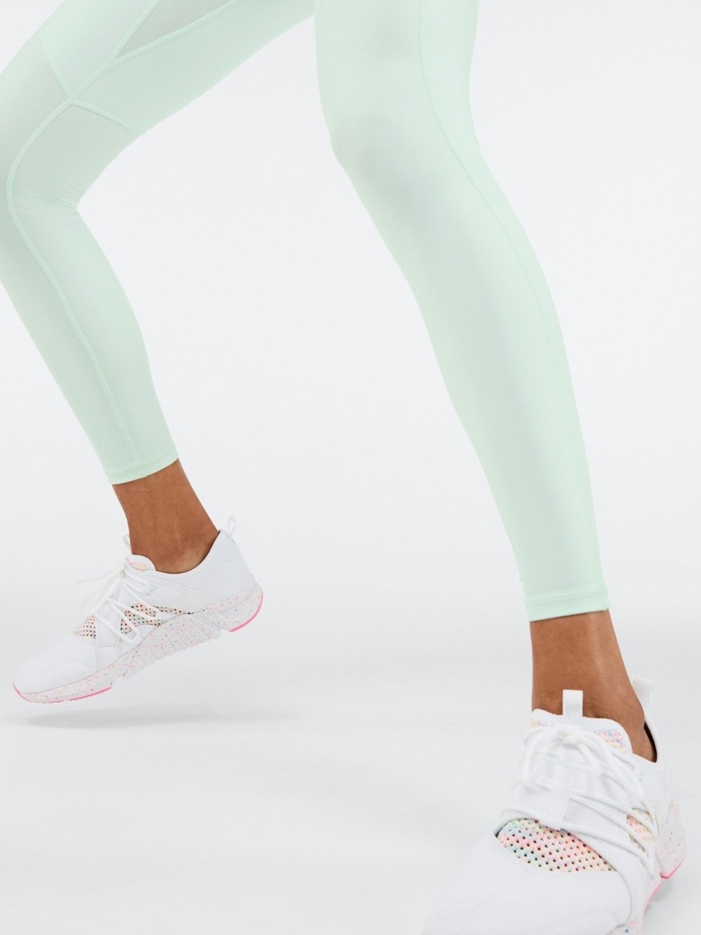 Brookside Performance Sneaker Cream Pink Speckled Sport Sneakers